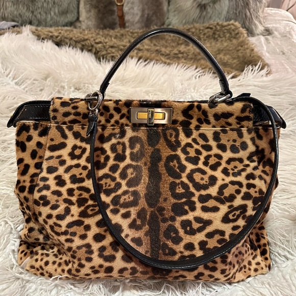 Leopard Print Women's Bag - Picture 1 of 9